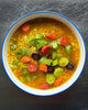 "Fix-me" soup with turmeric and EVOO