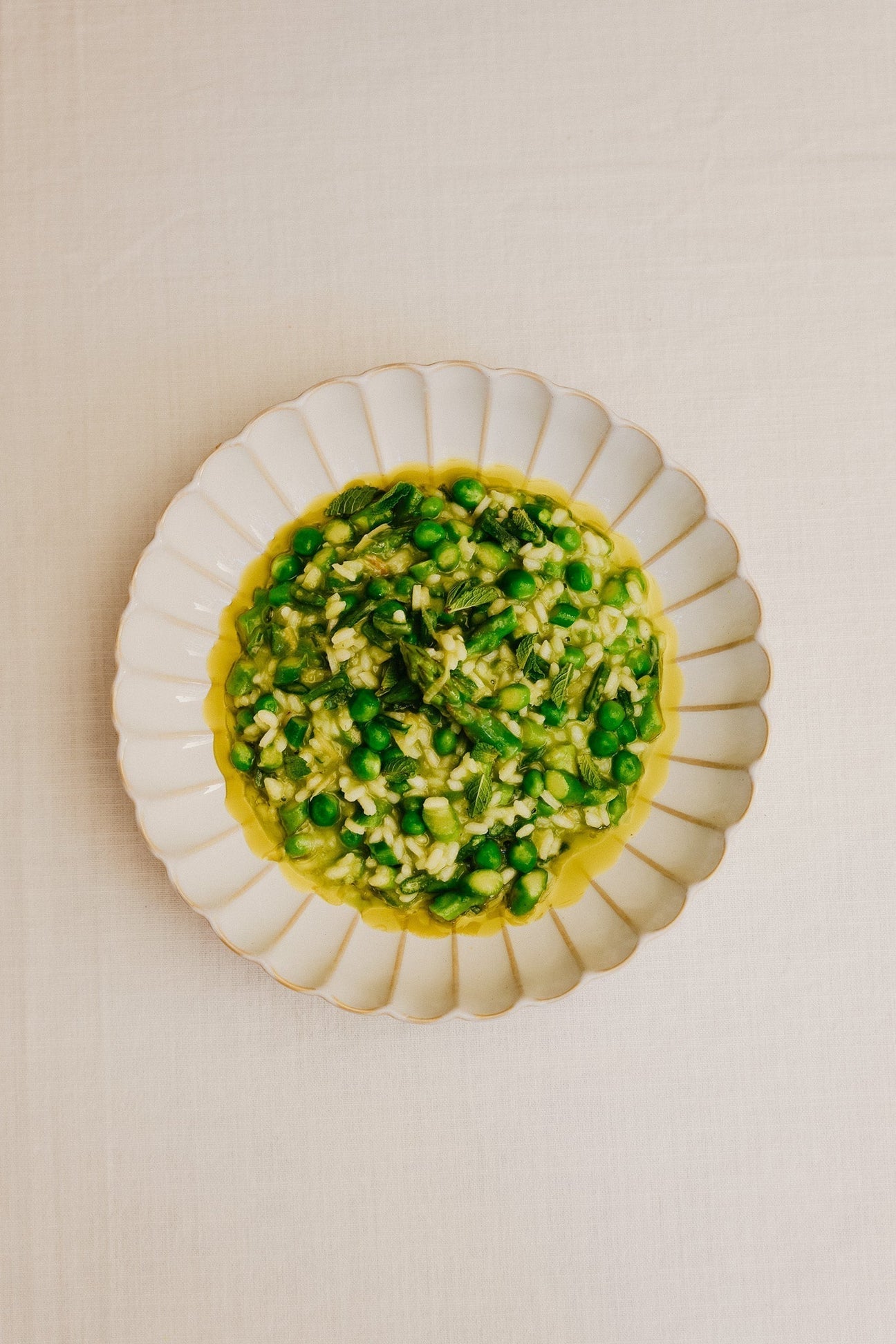 Spring Risotto with Extra Virgin Olive Oil – Citizens of Soil
