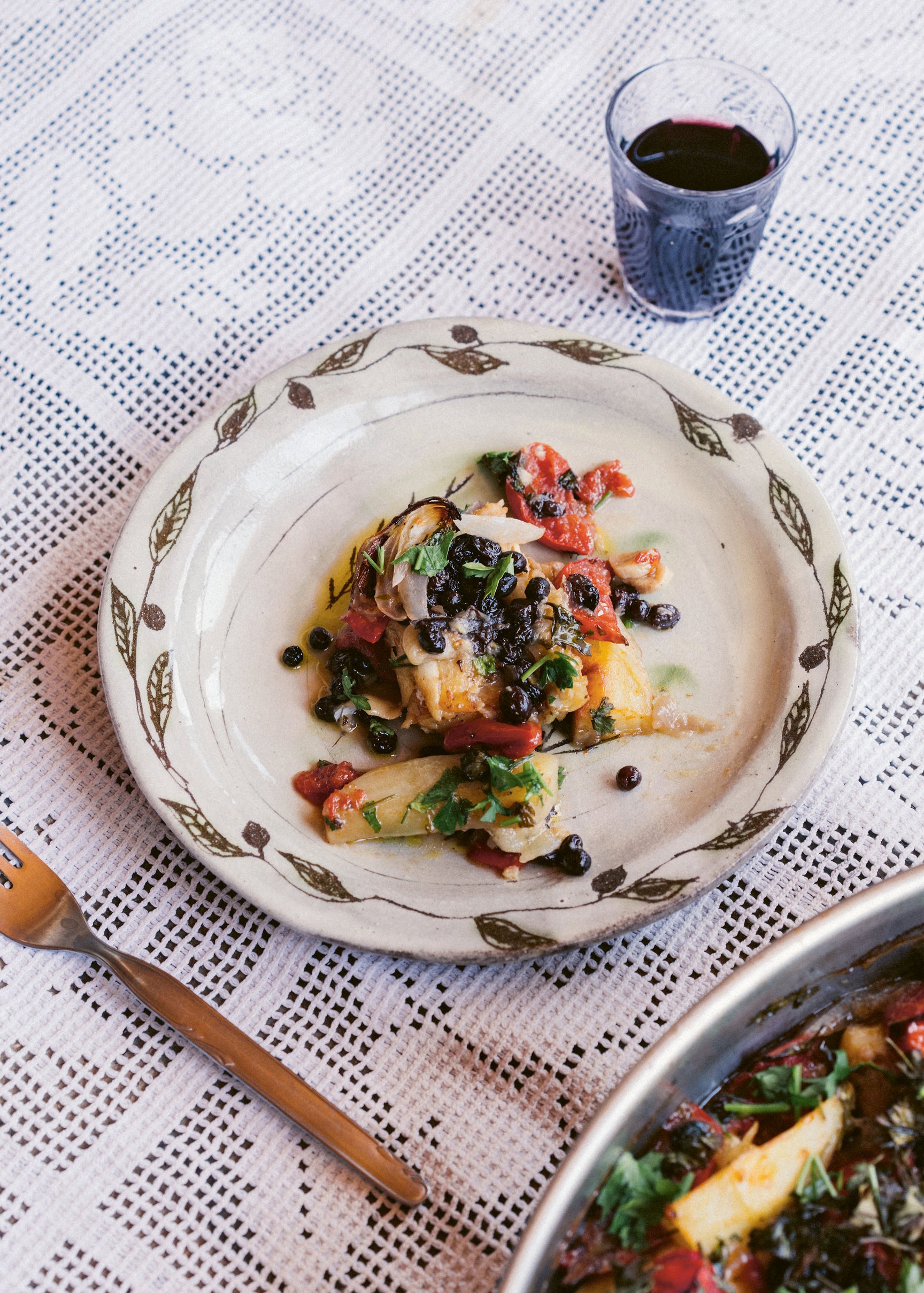 Yiayia Niki's cod bake from Kalamata