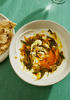 Frizzled spring onion dip from Anna Jones