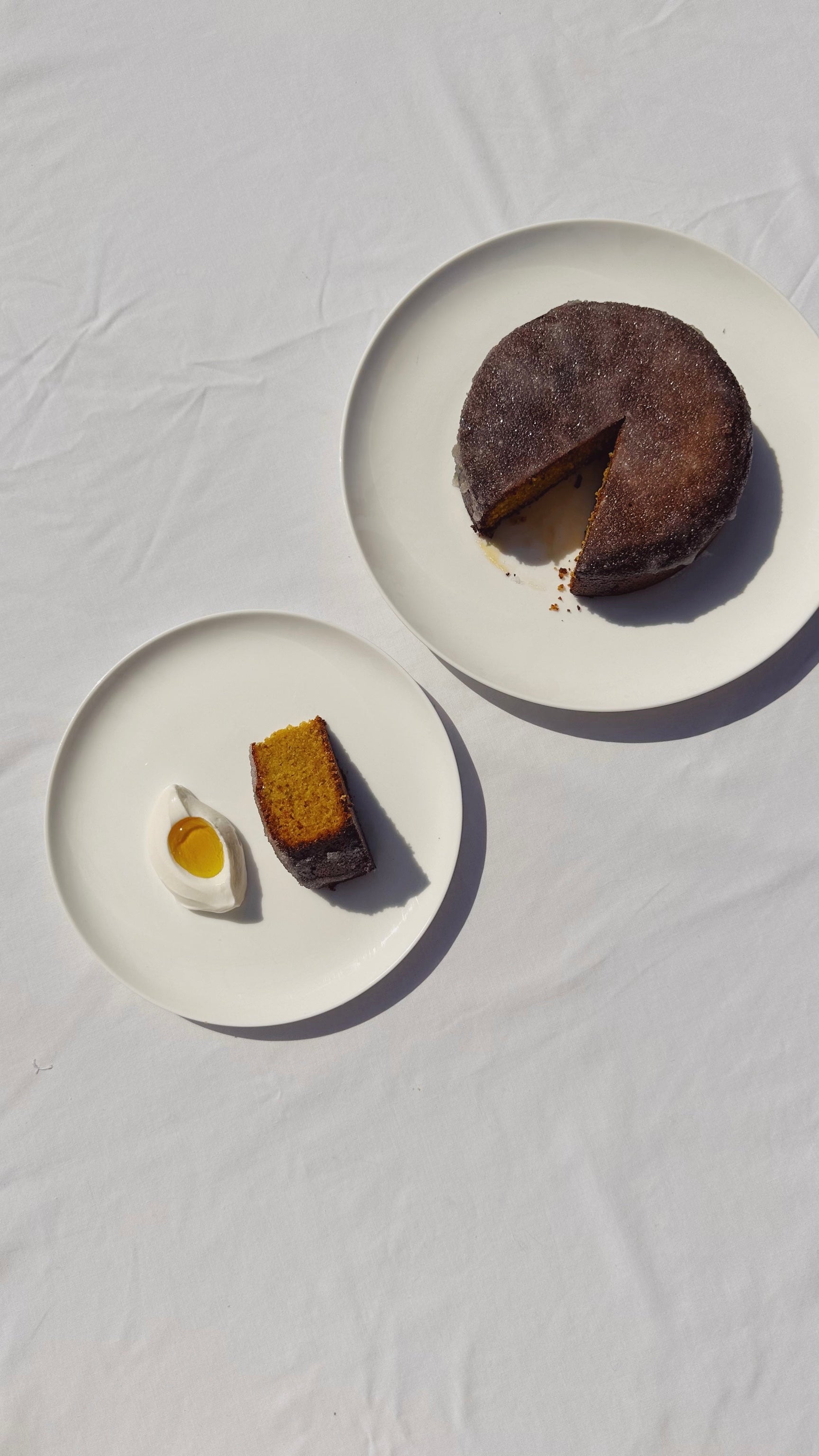 Pistachio and Olive Oil Cake with Elderflower