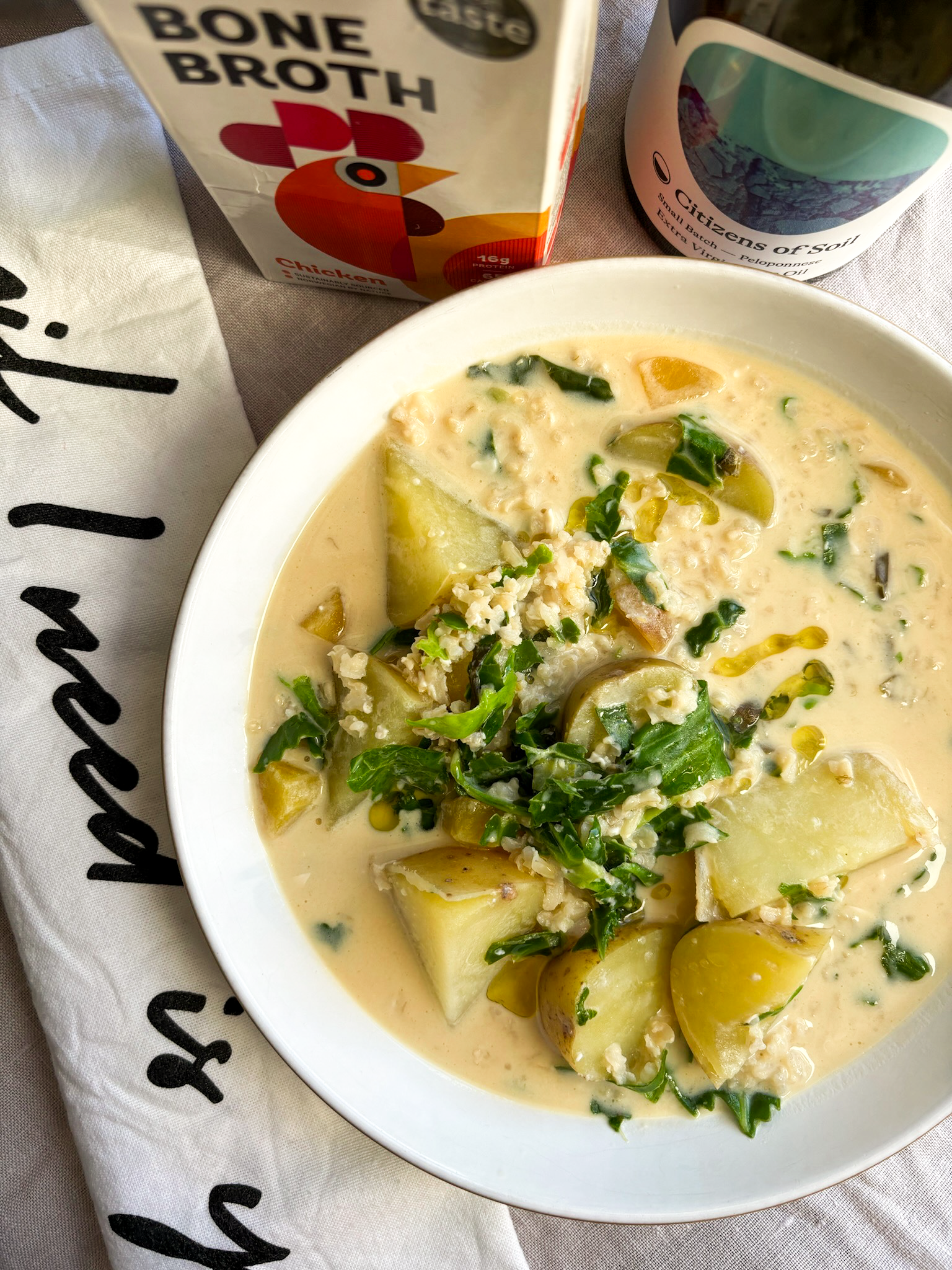 Greek lemon & egg chicken soup