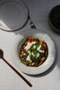 Caprese Style Butter Bean Salad with Griddled Courgettes