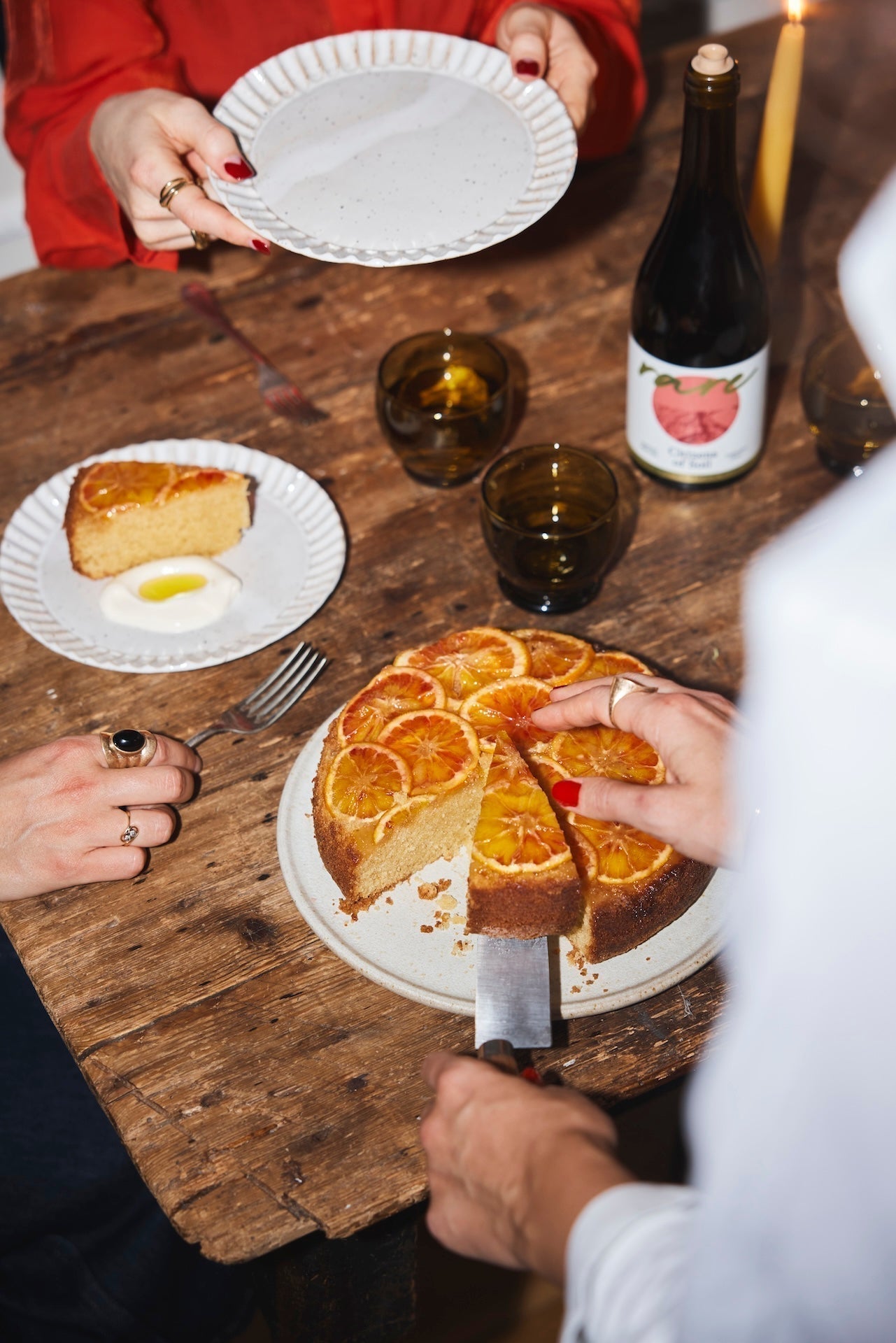Blood Orange Almond Cake.