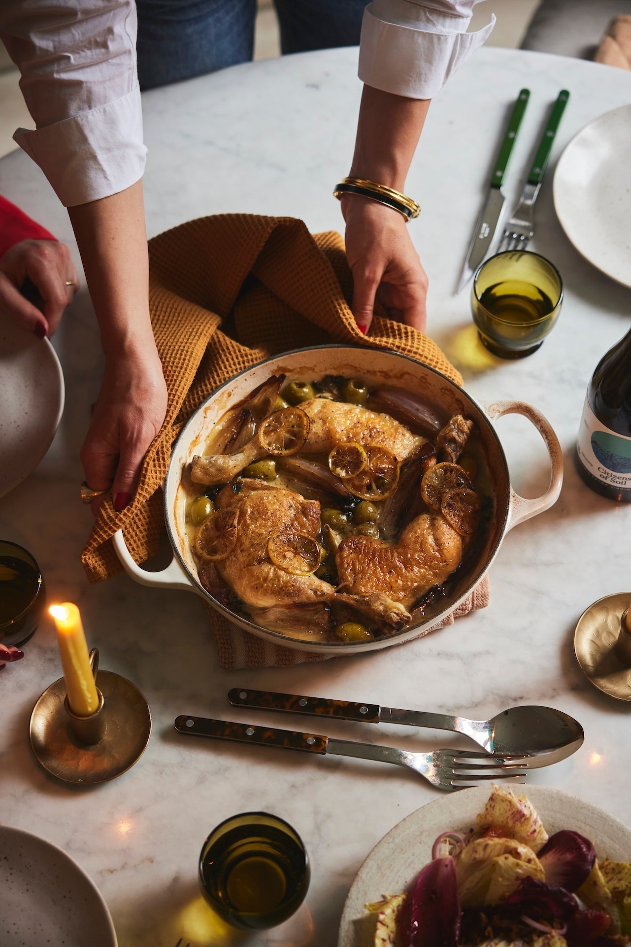 Chicken with Olives & Lemon.