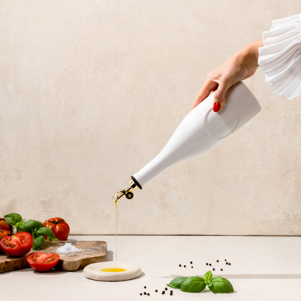 Ceramic Olive Oil Pourer - Citizens of Soil