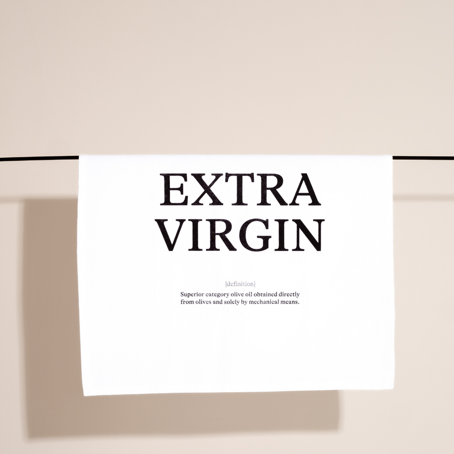 Extra Virgin Olive Oil Tea Towel - Citizens of Soil