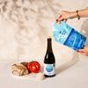Greek Extra Virgin Olive Oil Bottle and Pouch Set