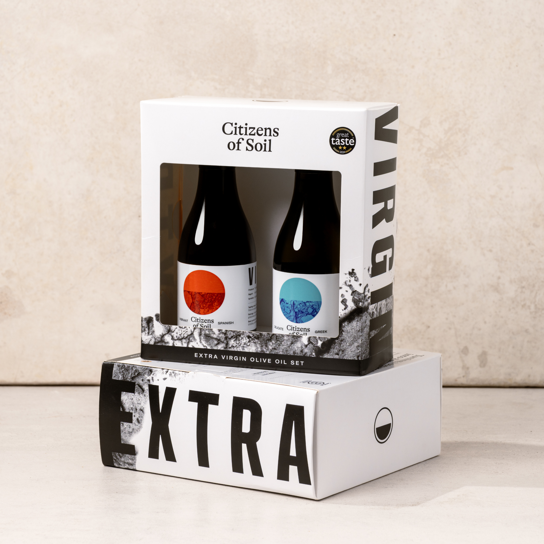 Greek and Spanish Extra Virgin Olive Oil Gift Set