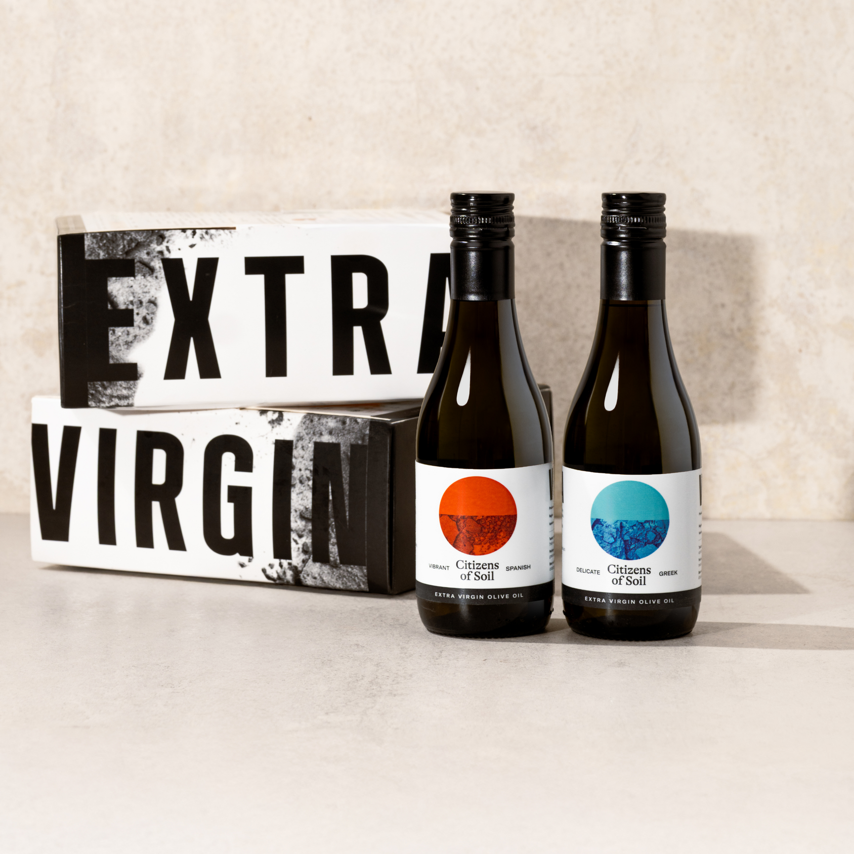Greek and Spanish Extra Virgin Olive Oil Gift Set - Citizens of Soil