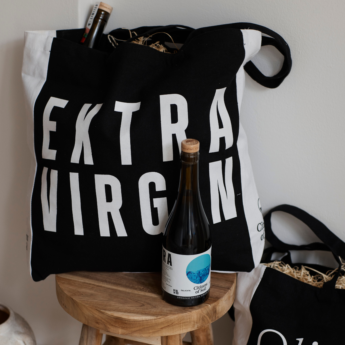 Olive Oil Club Organic Cotton Tote Bag - Citizens of Soil